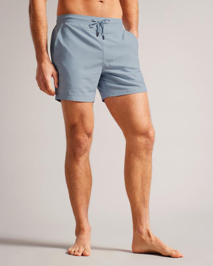 Short Ted Baker Plain Swim Bleu Homme | IOP-83003801